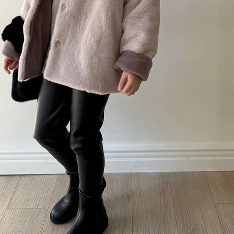 【即納】leather "urakimou" leggings