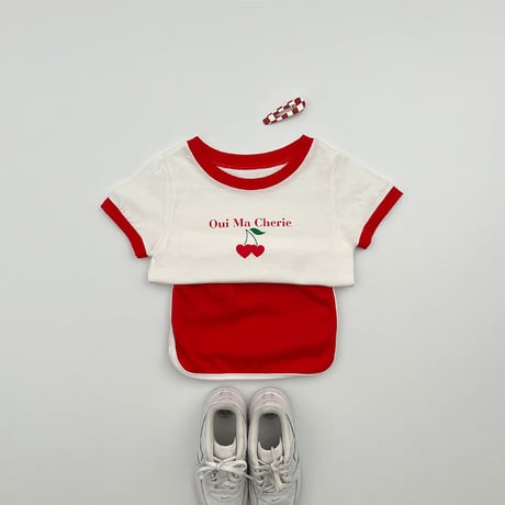 【予約】HR heart cherry tee
