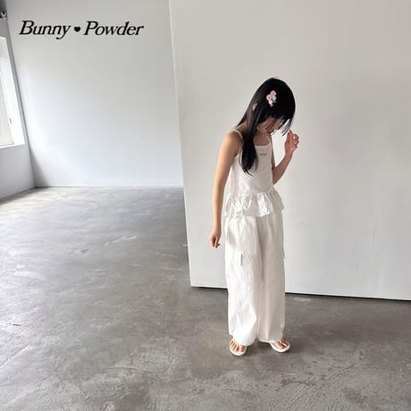 【予約】BP dot&basic frill camisole
