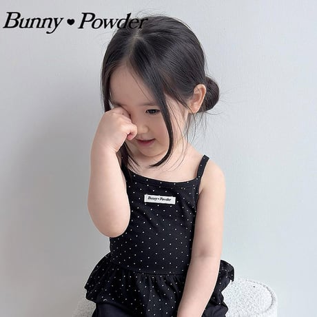 【予約】BP dot&basic frill camisole