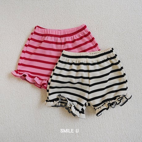 【予約】SU border frill short pt