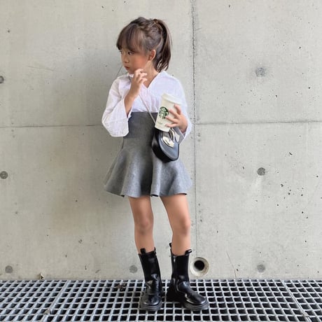 【予約】knit flare sk