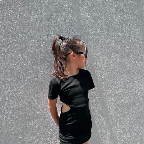 【即納】shirring slit tight ops