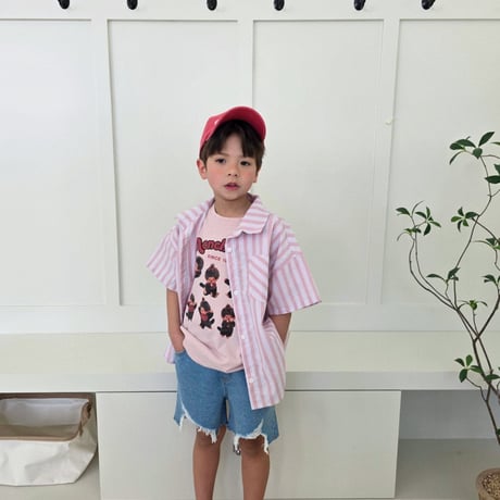 【予約】EM multi stripe shirt