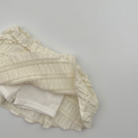 【予約】HR lace flare mini sk
