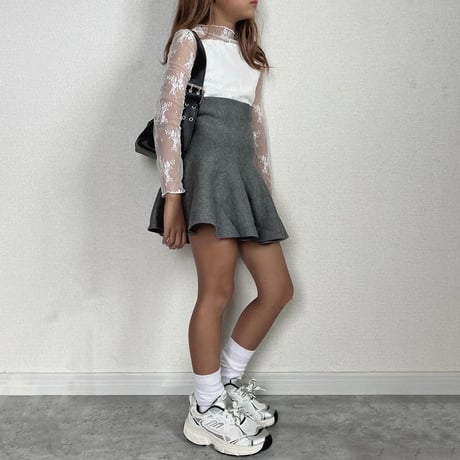 【即納】lace sheer tops