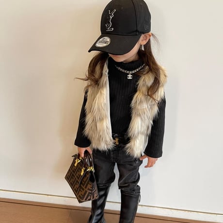 【予約】cafelatte fur vest