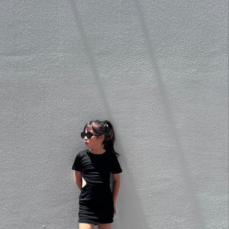【即納】shirring slit tight ops