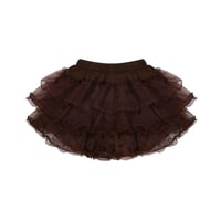 【予約】FC "brown" lace frill sk