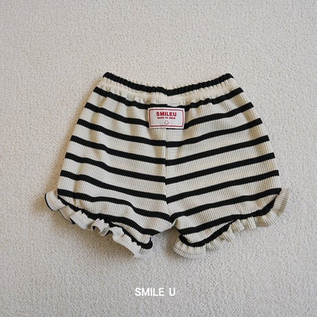 【予約】SU border frill short pt