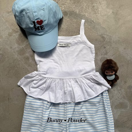 【予約】BP dot&basic frill camisole