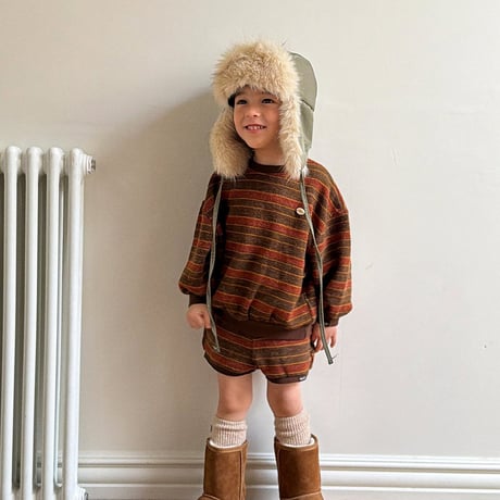 【予約】EM multi border knit mtm