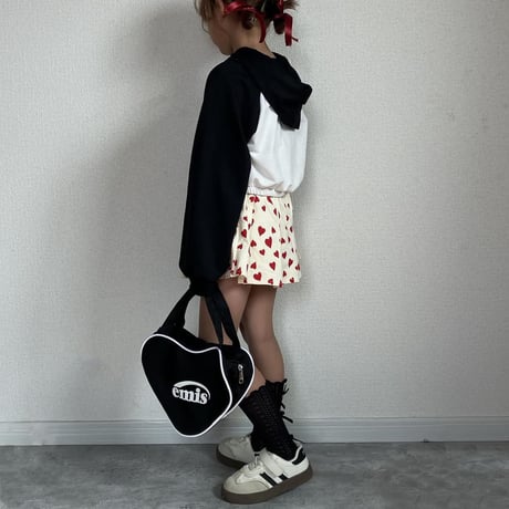 【即納】Original heart pleats sk