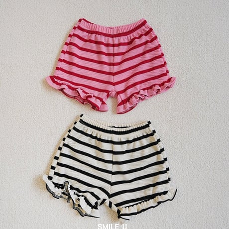 【予約】SU border frill short pt