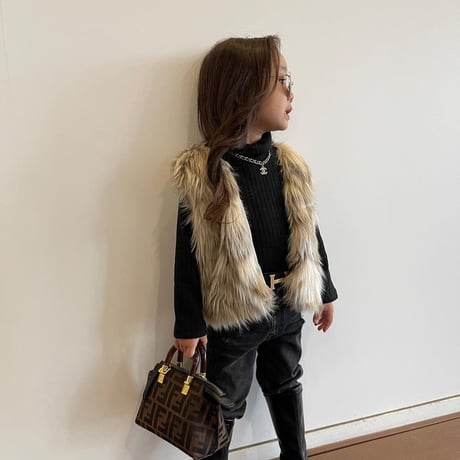 【予約】cafelatte fur vest
