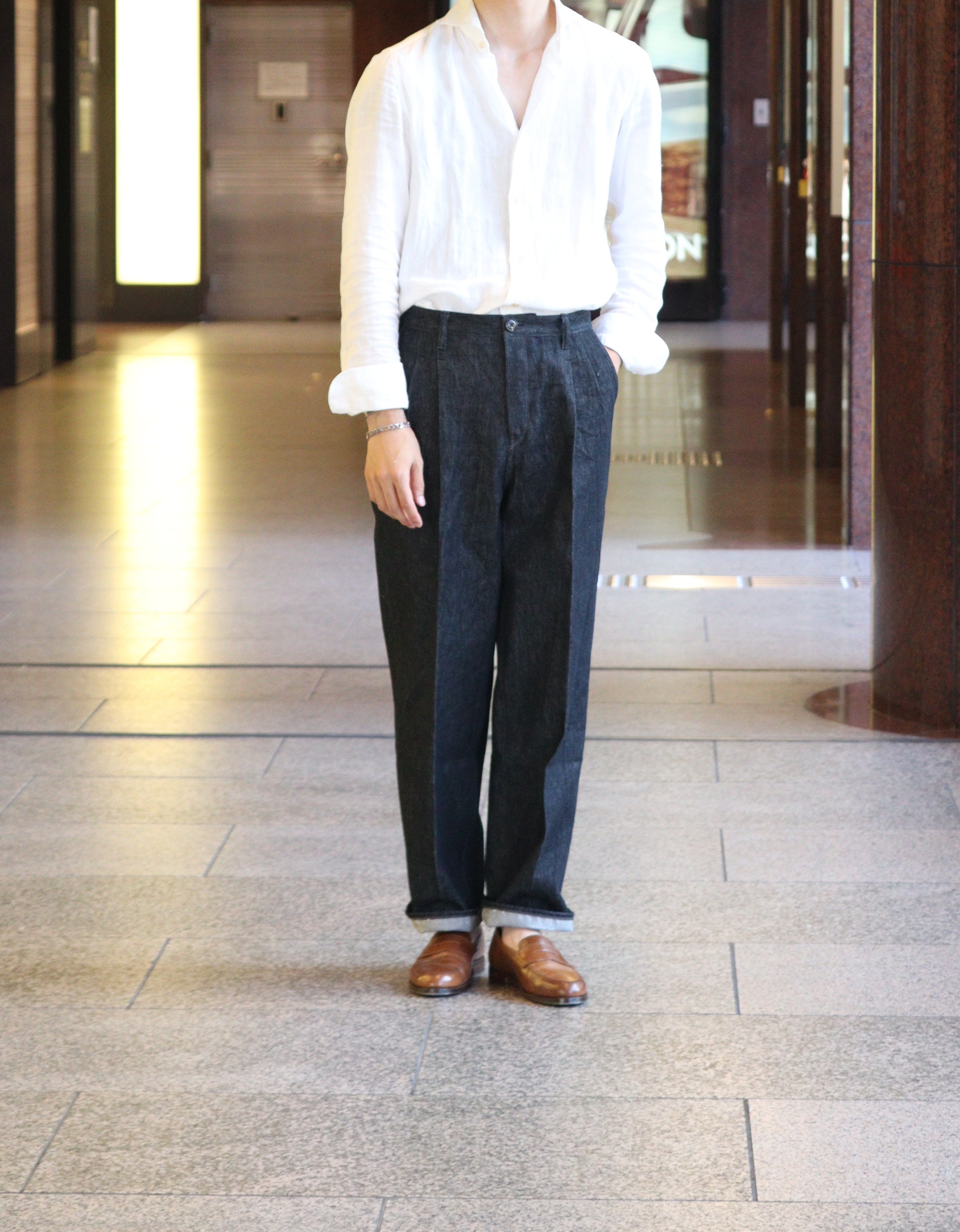 ☆ TreeTrench ☆ さん専用ページ tailored wide straight【Black denim13oz】≪atrie l