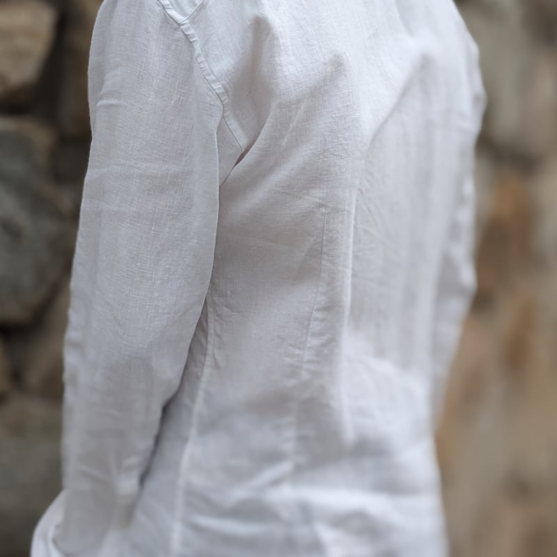 Japan linen shirt white | Jimba's