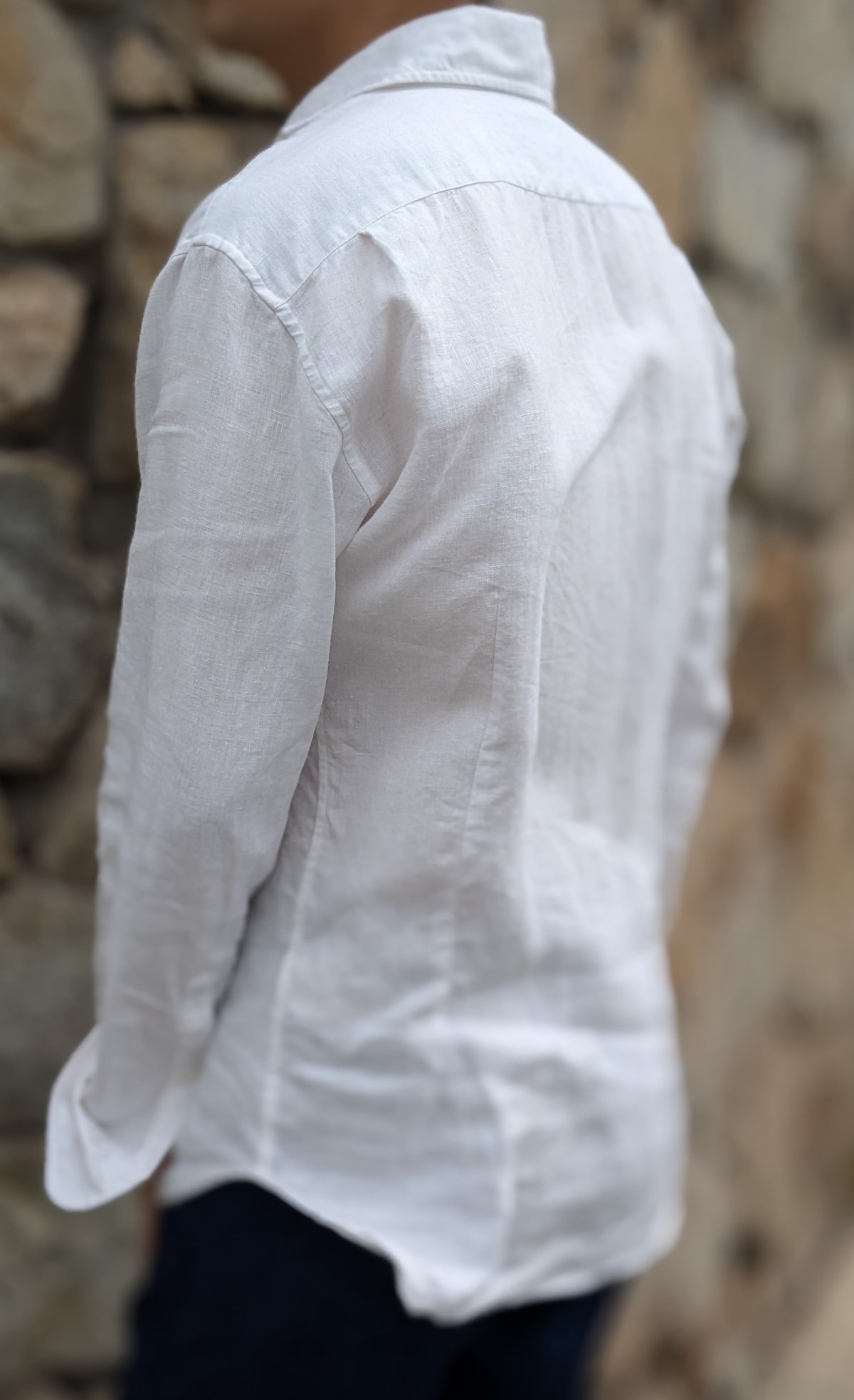 Japan linen shirt white | Jimba's