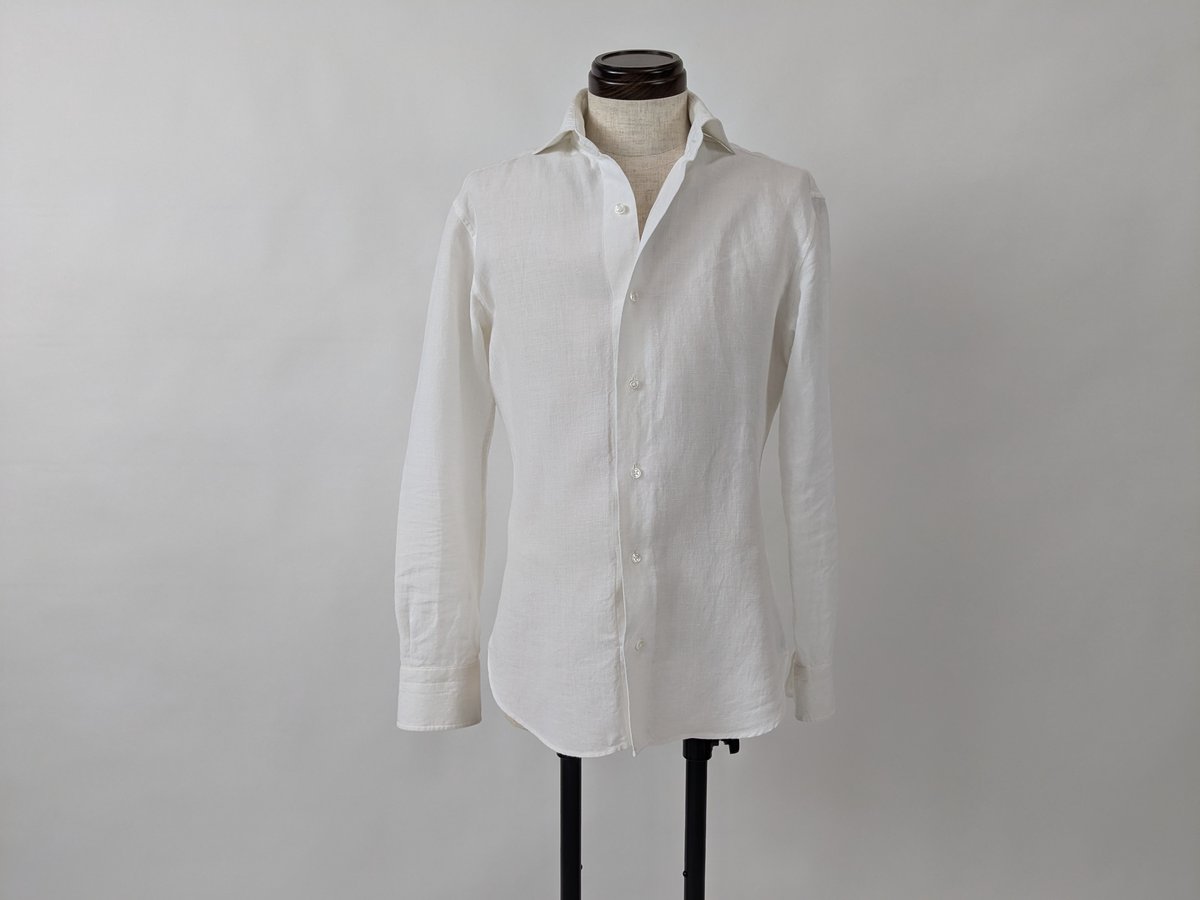 Japan linen shirt white | Jimba's