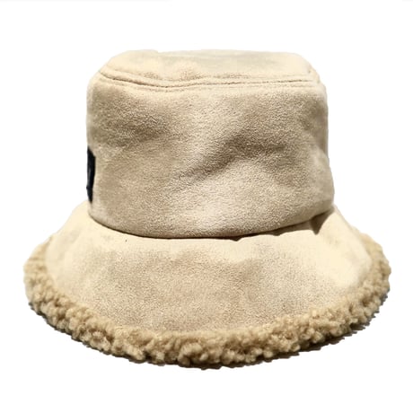 BOX LOGO BOA BUCKET HAT BEIGE