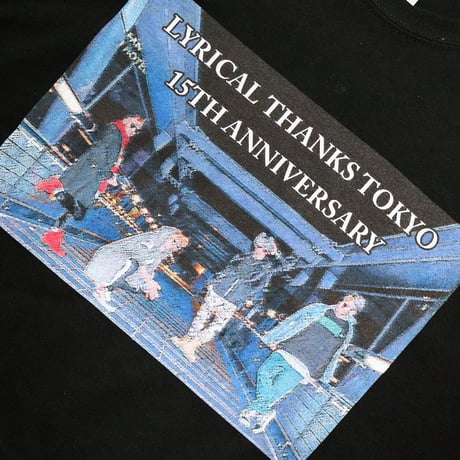 LYRICAL THANKS TOKYO S/S TEE BLACK