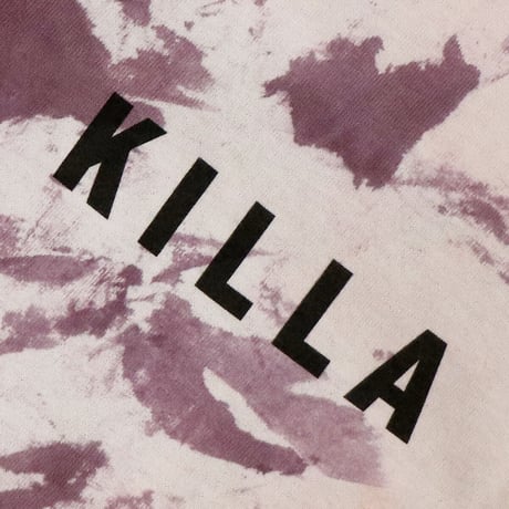 NEW ESSENTIAL BOX LOGO L/S TEE TIE DYE PURPLE