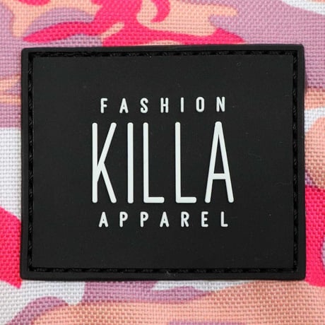 NEW RUBBER BOX LOGO WAIST BAG PINK CAMO