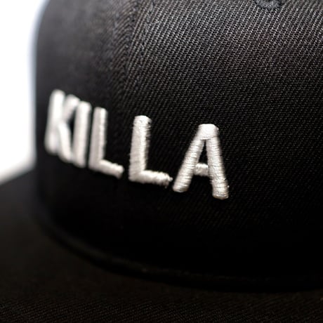 KILLA FRONT LOGO CAP BLACK