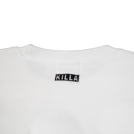 KILLA BOY SWAETSHIRT WHITE