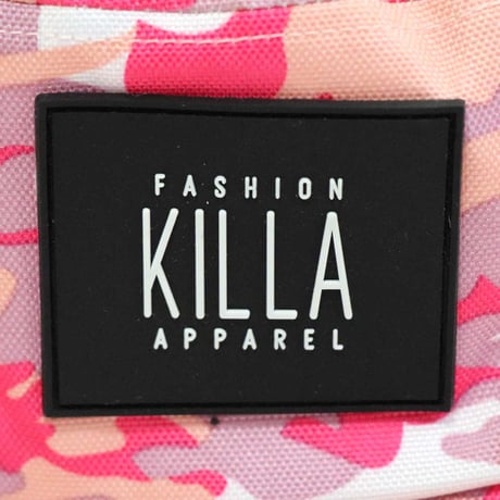 NEW RUBBER BOX LOGO BUCKET HAT  PINK CAMO