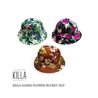 KILLA ALOHA FLOWER BUCKET HAT