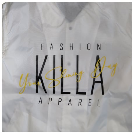 KILLA SHINING DAY COACH JACKET  WHITE