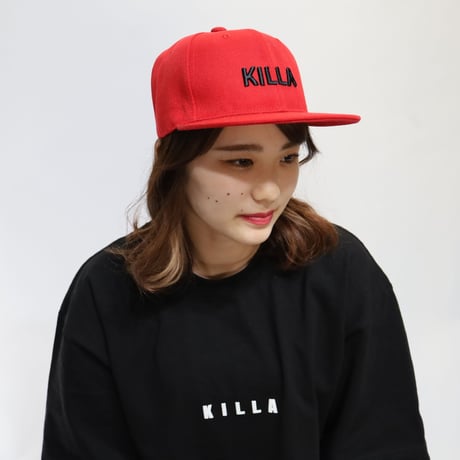 KILLA FRONT LOGO CAP RED