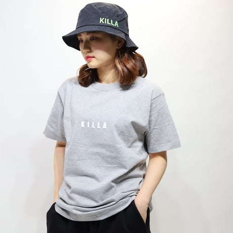 KILLA EMBROIDERY BUCKET HAT LIME GREEN