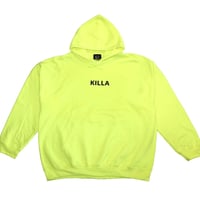 NEW ESSENTIAL BOX LOGO HOODIE SAFETY YELLOW