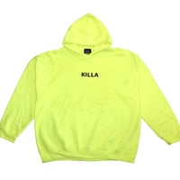 NEW ESSENTIAL BOX LOGO HOODIE SAFETY YELLOW
