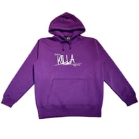 STYLISH LOGO HOODIE PURPLE