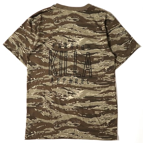 NEW ESSENTIAL LOGO S/S TEE DESERT TAIGER STRIPE CAMO