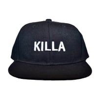 KILLA FRONT LOGO CAP BLACK