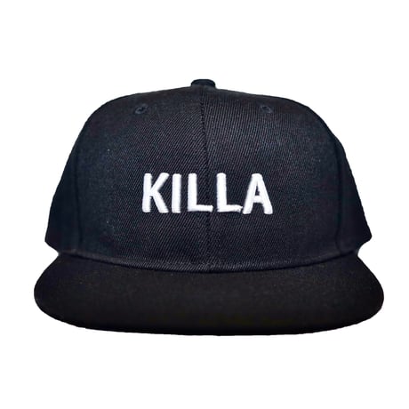 KILLA FRONT LOGO CAP BLACK