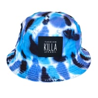 NEW RUBBER BOX LOGO  TIE-DYE BUCKET HATE
