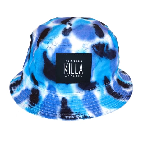 NEW RUBBER BOX LOGO  TIE-DYE BUCKET HATE