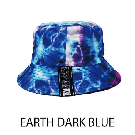 KILLA EARTH TIE-DYE REVERSIBLE BUCKET HAT  SECOND