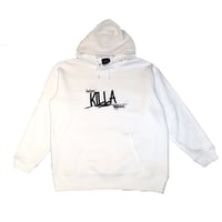 STYLISH LOGO HOODIE WHITE
