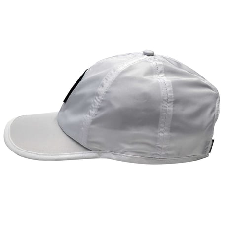 NEW RUBBER BOX LOGO SHELL CAP WHITE