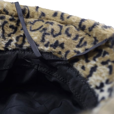 KILLA  LEOPARD FUR BUCKET HAT