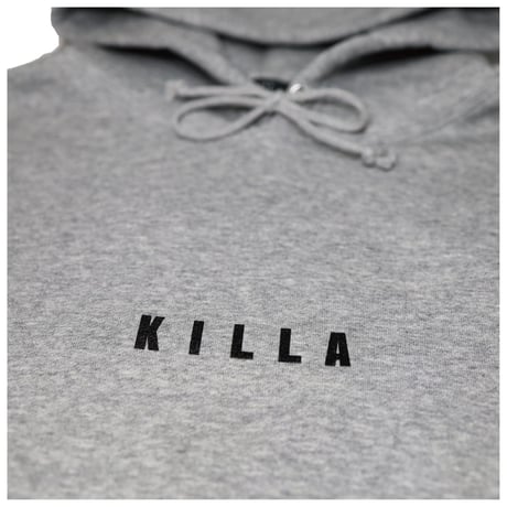 KILLA  PATCH HOODIE  GRAY