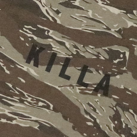 NEW ESSENTIAL LOGO S/S TEE DESERT TAIGER STRIPE CAMO
