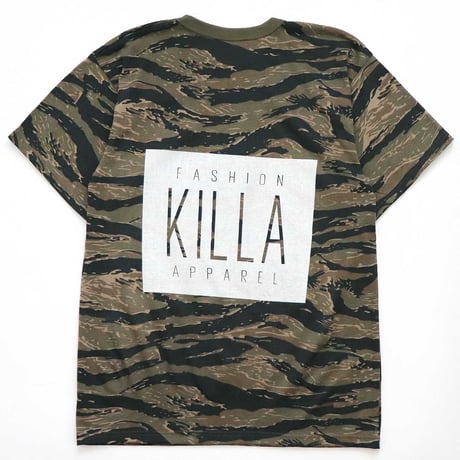 NEW ESSENTIAL BOX LOGO S/S TEE TIGER CAMO