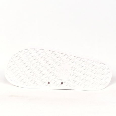 NEW ESSENTIAL LOGO SLIDER SANDALS WHITE